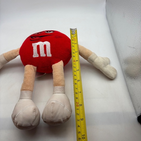 M&Ms Red Candy Character 9" Mascot Plush Stuffed Animal - Picture 14 of 16